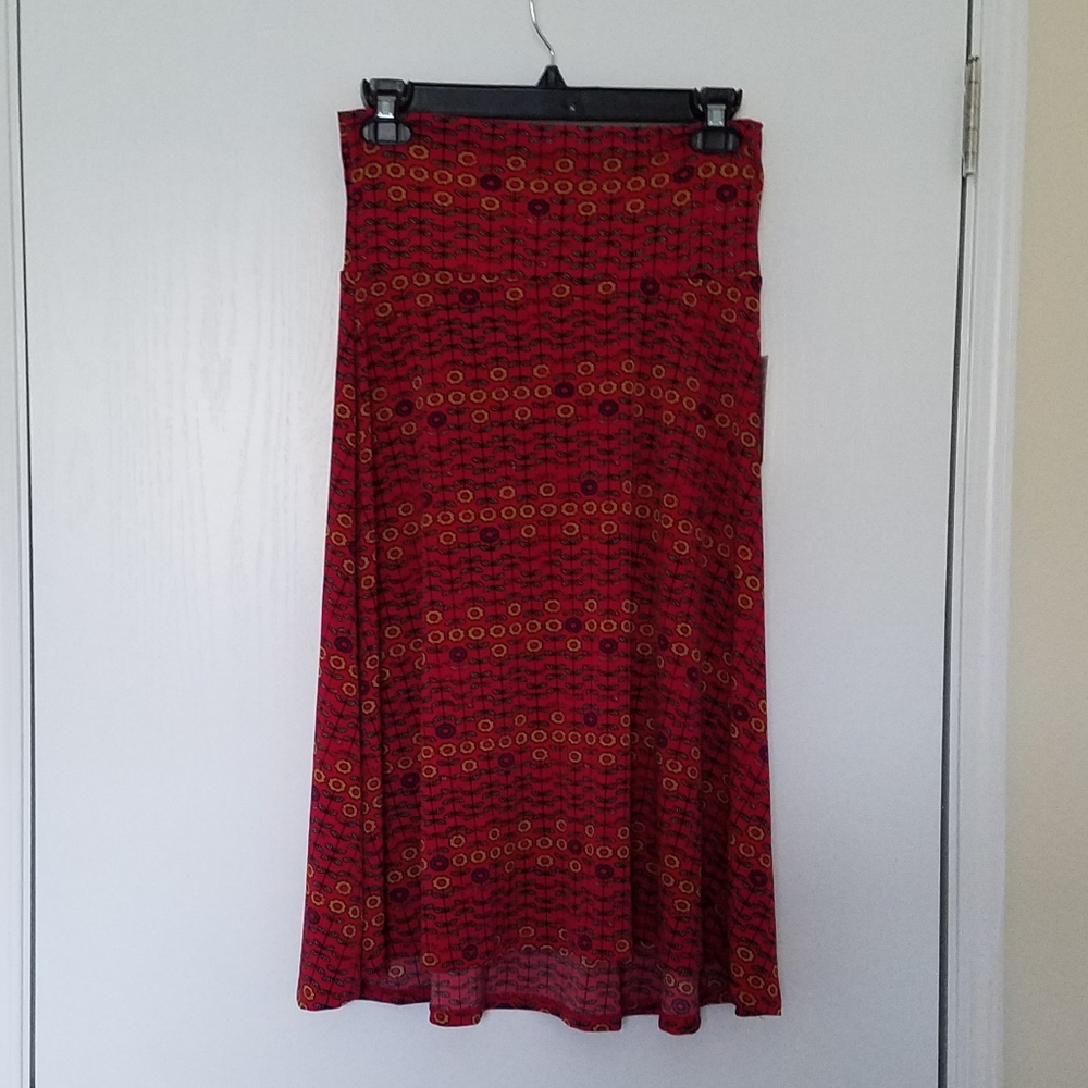 NWT'S Floral Lularoe Azure Skirt Size Small